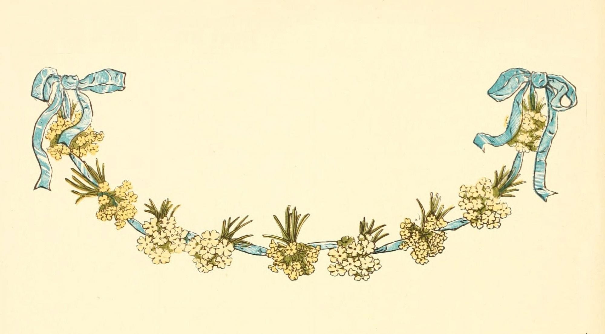 Marigold Garden 1900 Primrose garland Canvas Art - Kate Greenaway (18 x 24)