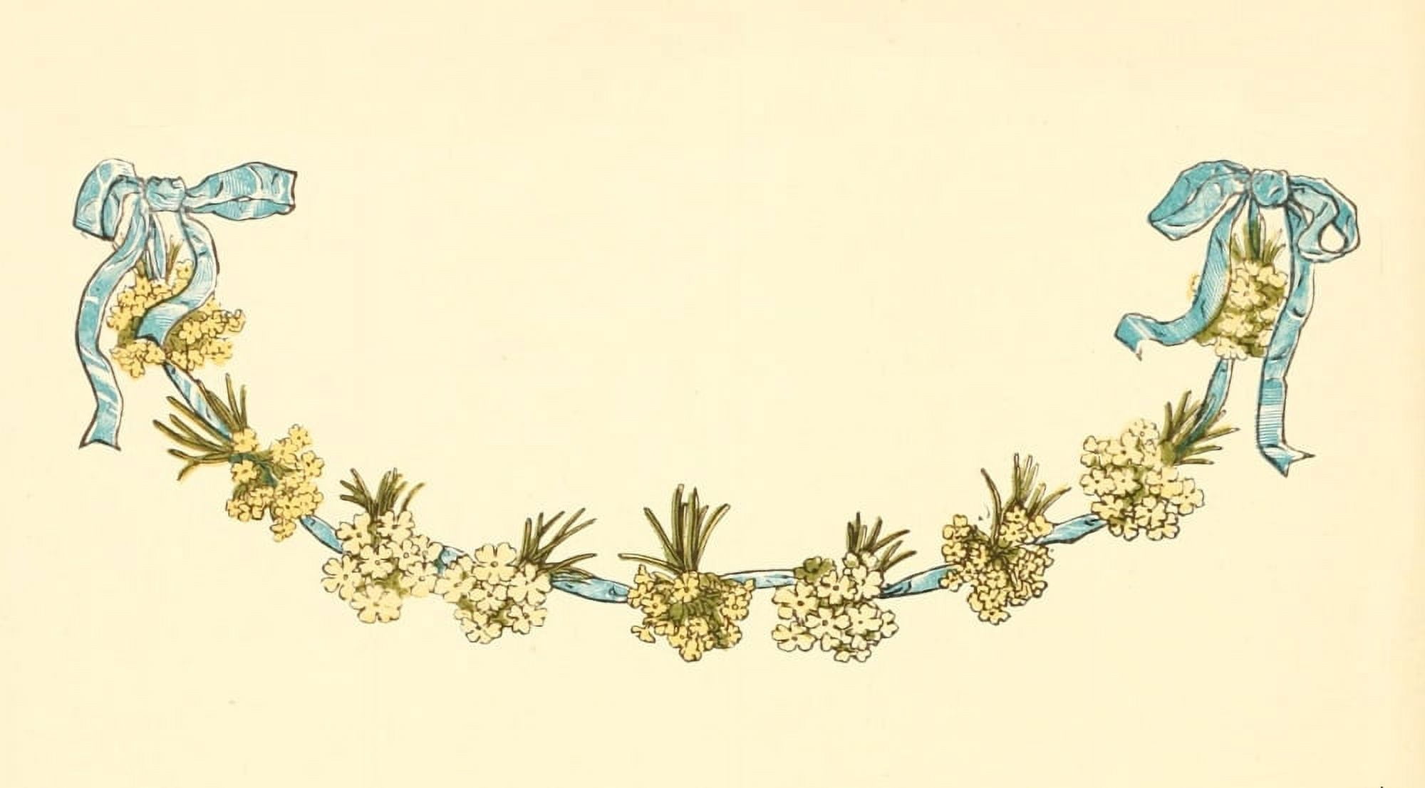 Marigold Garden 1900 Primrose garland Canvas Art - Kate Greenaway (24 x 36)