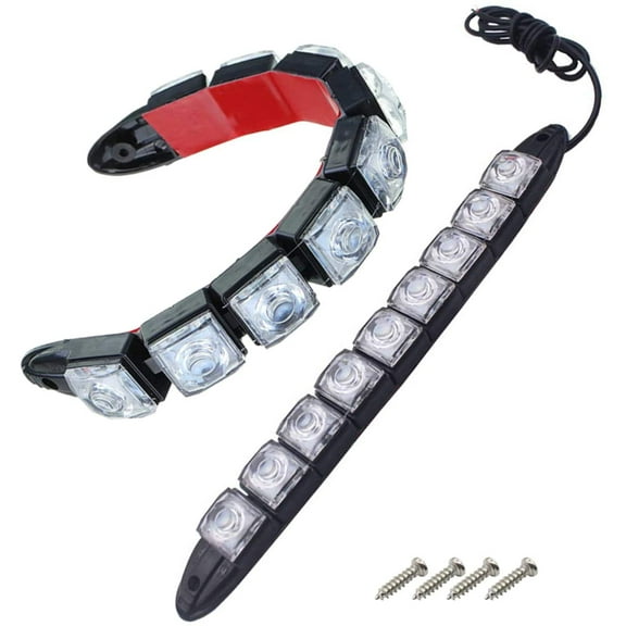 Marigold Marine Grade ABS Plastic Housing Durable for Every Weather High Illuminance DC 12V Marine Sailing Signal Lights with Double-sided Adhesive | Blue