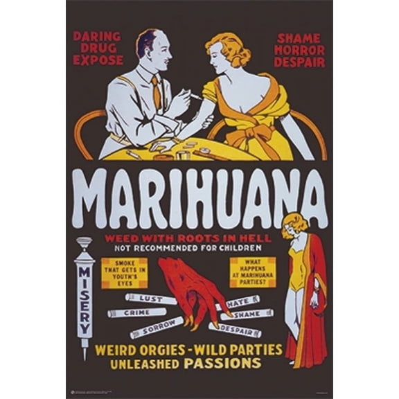 Marihuana Roots In Hell Poster (24 x 36)