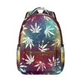 thumbnail image 1 of Marijuana Design College Backpack for Seminars - Durable Student Bookbag with Laptop Sleeve, Trendy Daypack for High School and University, Perfect Gift for Enthusiasts, 1 of 6