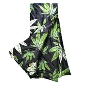 Marijuana Leaf Fleece Plush Microfiber Soft Blanket King