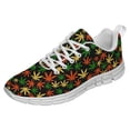 thumbnail image 1 of Marijuana Leaf Shoes for Men Women Casual Running Walking Tennis Sneakers Gifts for Marijuana Lover White Size 4.5, 1 of 5