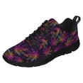 thumbnail image 1 of Marijuana Leaf Shoes for Men Women Running Sneakers Breathable Casual Sport Tennis Shoes Gift for Him Her Black Size 6, 1 of 5