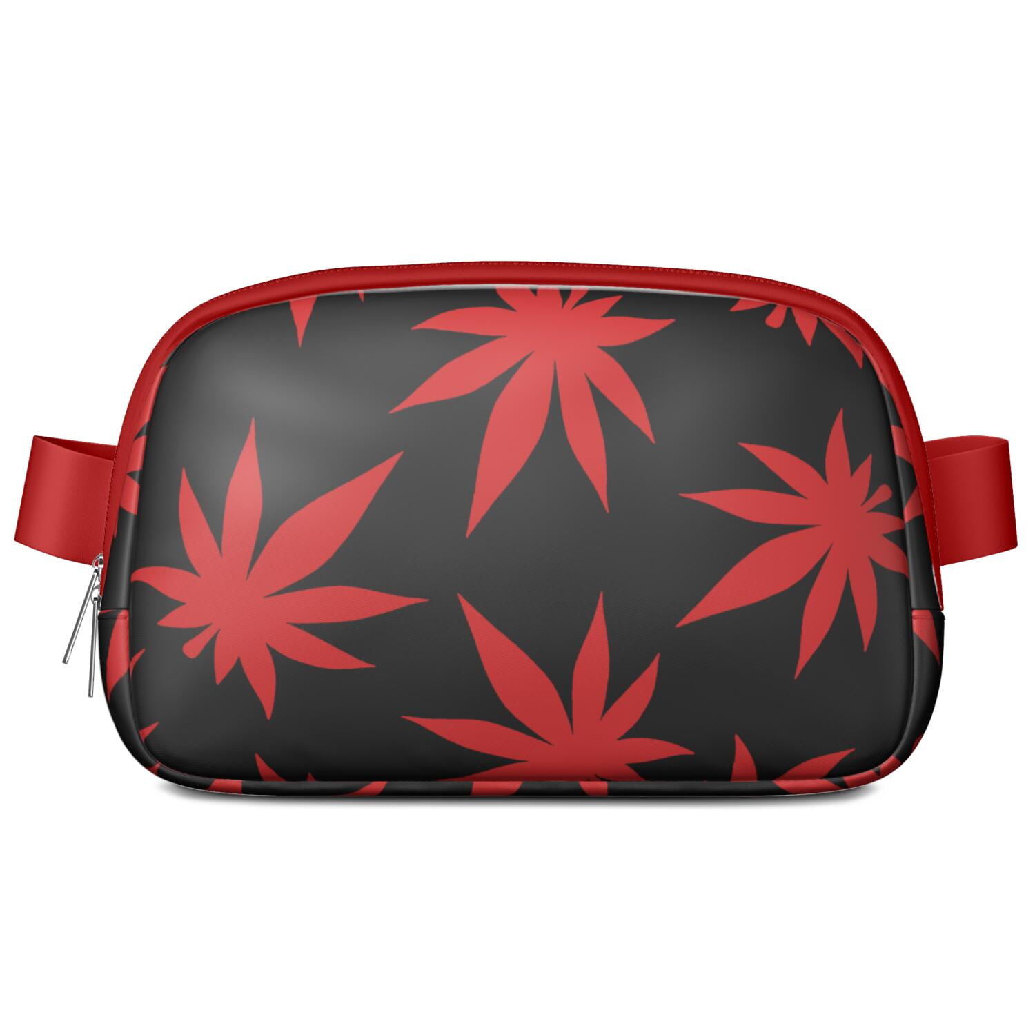Cannabis leaf travel pouch