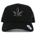 thumbnail image 1 of Marijuana MJ Mesh Back Trucker Baseball Cap Hat Snapback, 1 of 1
