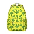 thumbnail image 1 of Marijuana Print College Daypack for Scholars - Durable University Bookbag with Laptop Compartment, Stylish Backpack for School and Campus, Awesome Gift for Lovers, 1 of 6