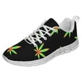 thumbnail image 1 of Marijuana Shoes Womens Mens Road Running Shoes Tennis Walking Sneakers White Size 10.5, 1 of 5
