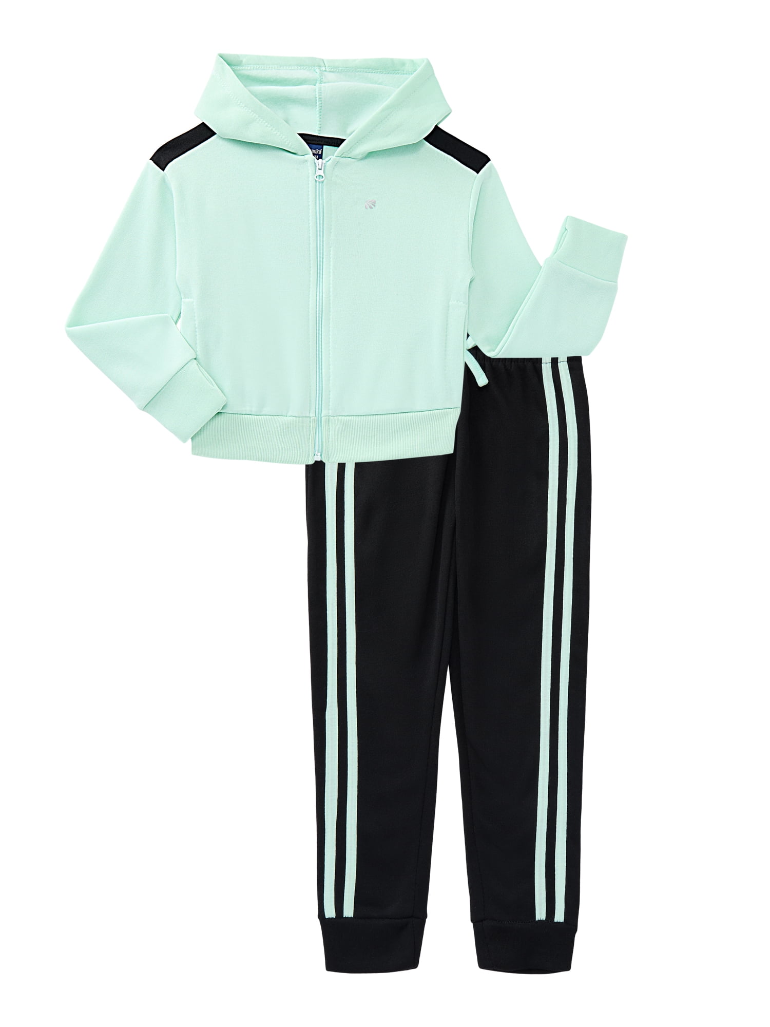 Marika Girls Athletic Full Zip Hoodie and Joggers Outfit Set, 2-Piece, Sizes 4-16