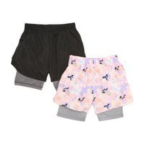 Marika Girls Woven Shorts, 2-Pack, Sizes 4-16