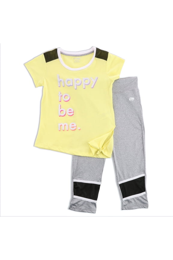 Graphic Active T-Shirt & Performance Capri Leggings (Girl's), Sizes 4-12