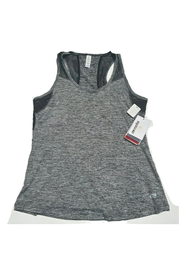 Heather Black Kacie Singlet Racerback Tank Size Small