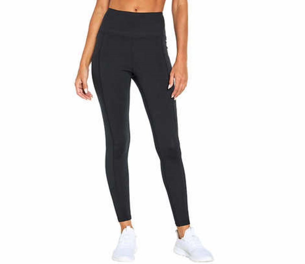 DANSKIN NOW SZ Juniors L Cotton/Polyest Black Magenta Active Yoga Pants  Trousers