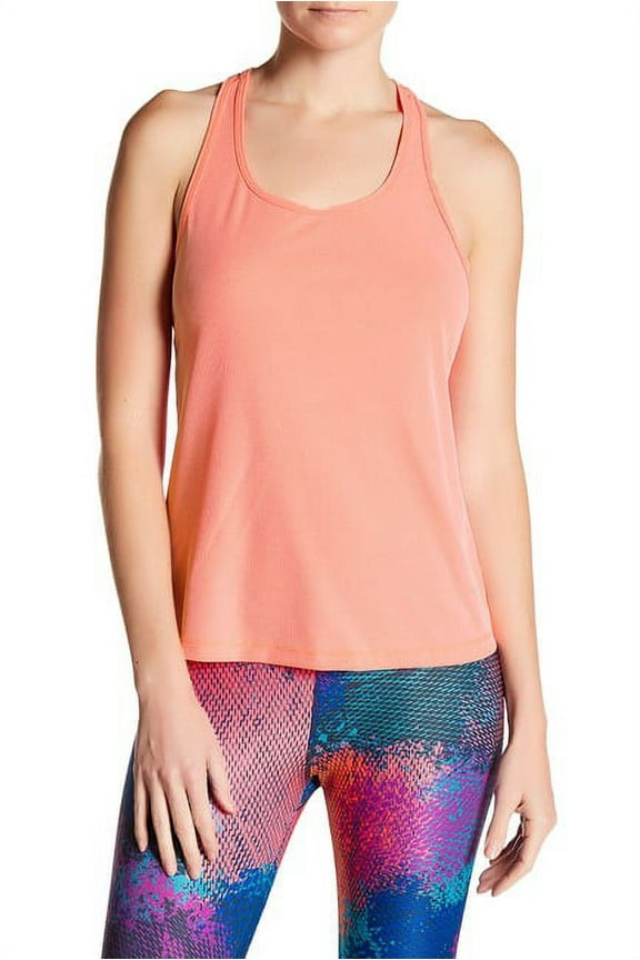 SOLAR Women's Flare Mesh Racerback Tank Top, US Large