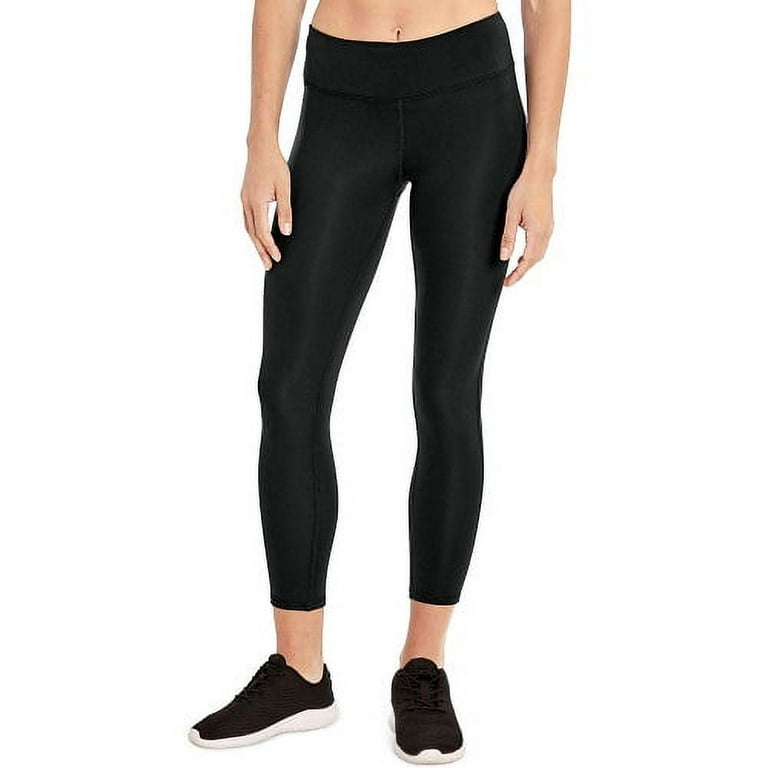 Marika Sport Women's Hi Rise Squat Proof Dry-Wik Capri Leggings  (Black/Pink, S)
