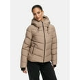 thumbnail image 1 of Marikoo Women's Quilted Winter Jacket with Hood Yukanii XVI, Sizes S-3XL, 1 of 9