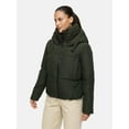 thumbnail image 1 of Marikoo Women’s Cropped Puffered Winter Jacket with Hood - Teddy Lining - Water-Repellent - Ninikaa, 1 of 9
