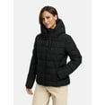 thumbnail image 1 of Marikoo Women’s Quilted Hip-Length Winter Jacket with Hood Tayenaa 16, Size S-3XL, 1 of 8