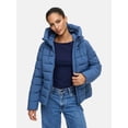 thumbnail image 1 of Marikoo Women’s Quilted Hip-Length Winter Jacket with Hood Tayenaa 16, Size S-3XL, 1 of 9