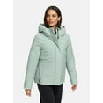 thumbnail image 1 of Marikoo Women's Hip-Length Winter Jacket with Hood - Water & Wind Resistant - Yeminaa 16, 1 of 9