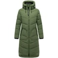 thumbnail image 1 of Marikoo Women's Knee-Length Quilted Winter Jacket with Hood - Benikoo, 1 of 9