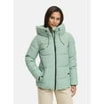 thumbnail image 1 of Marikoo Women's Urban Quilted Winter Jacket with Hood - Water-Repellent - Kuscheltatze XVI, 1 of 8