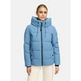 thumbnail image 1 of Marikoo Women's Urban Quilted Winter Jacket with Hood - Water-Repellent - Kuscheltatze XVI, 1 of 9