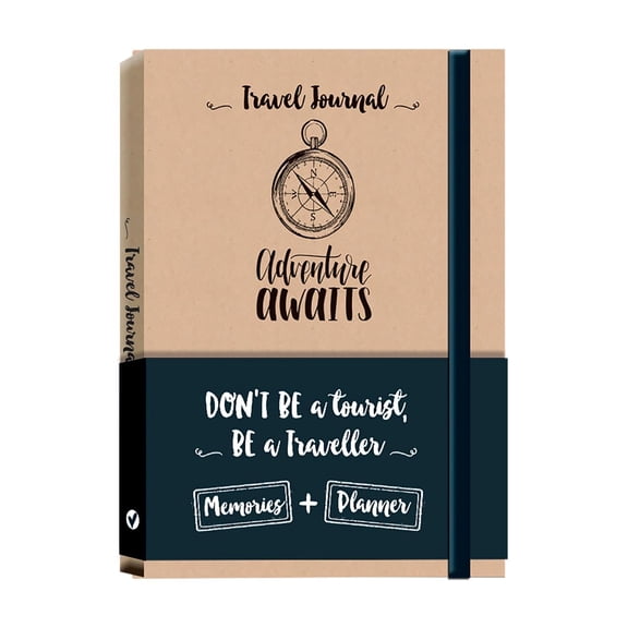 Marilla Pascale Adventure awaits. Travel journal. Notebook (Hardcover)