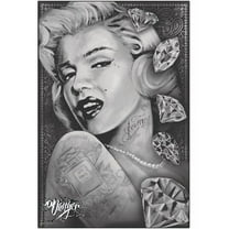 Marilyn Diamonds Poster by James Danger Harvey 24 x 36in