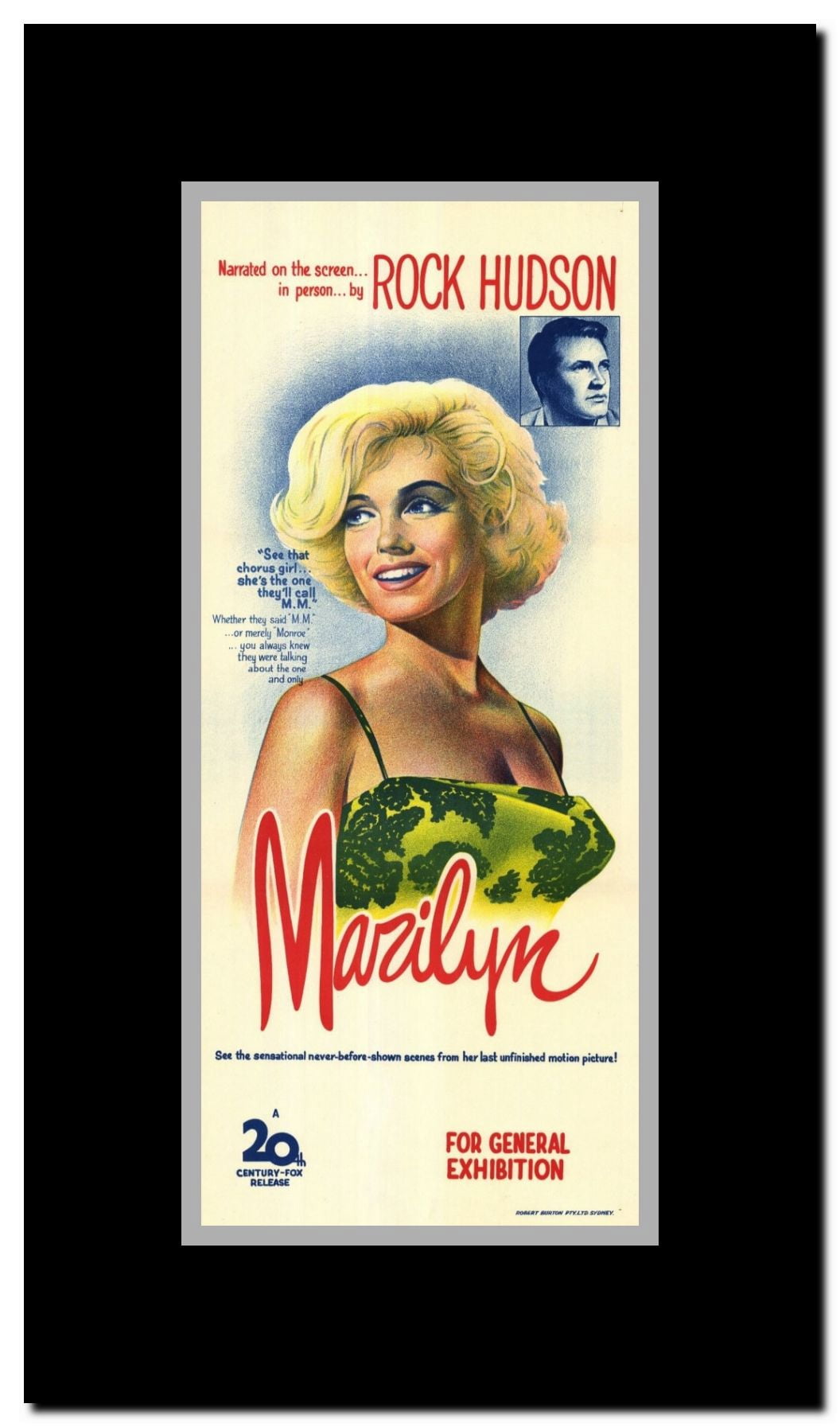 Marilyn Framed Movie Poster