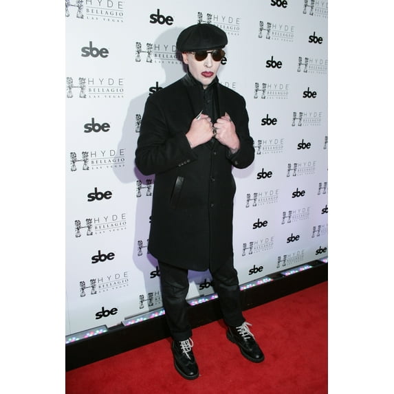 Marilyn Manson At Arrivals For Marilyn Manson Hosts Black Heart Ball Hyde At Bellagio Resort & Casino Las Vegas Nv