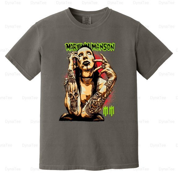 Marilyn Manson Classic Rock Punk Rock Shirts Gift Men Women Comfort Color T-Shirt Unisex, up to 4XL