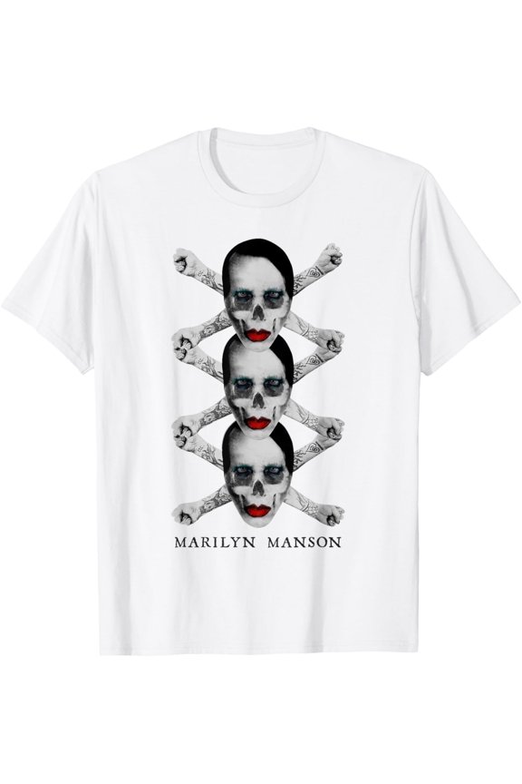 Marilyn Manson – Crossbones X3 T-Shirt