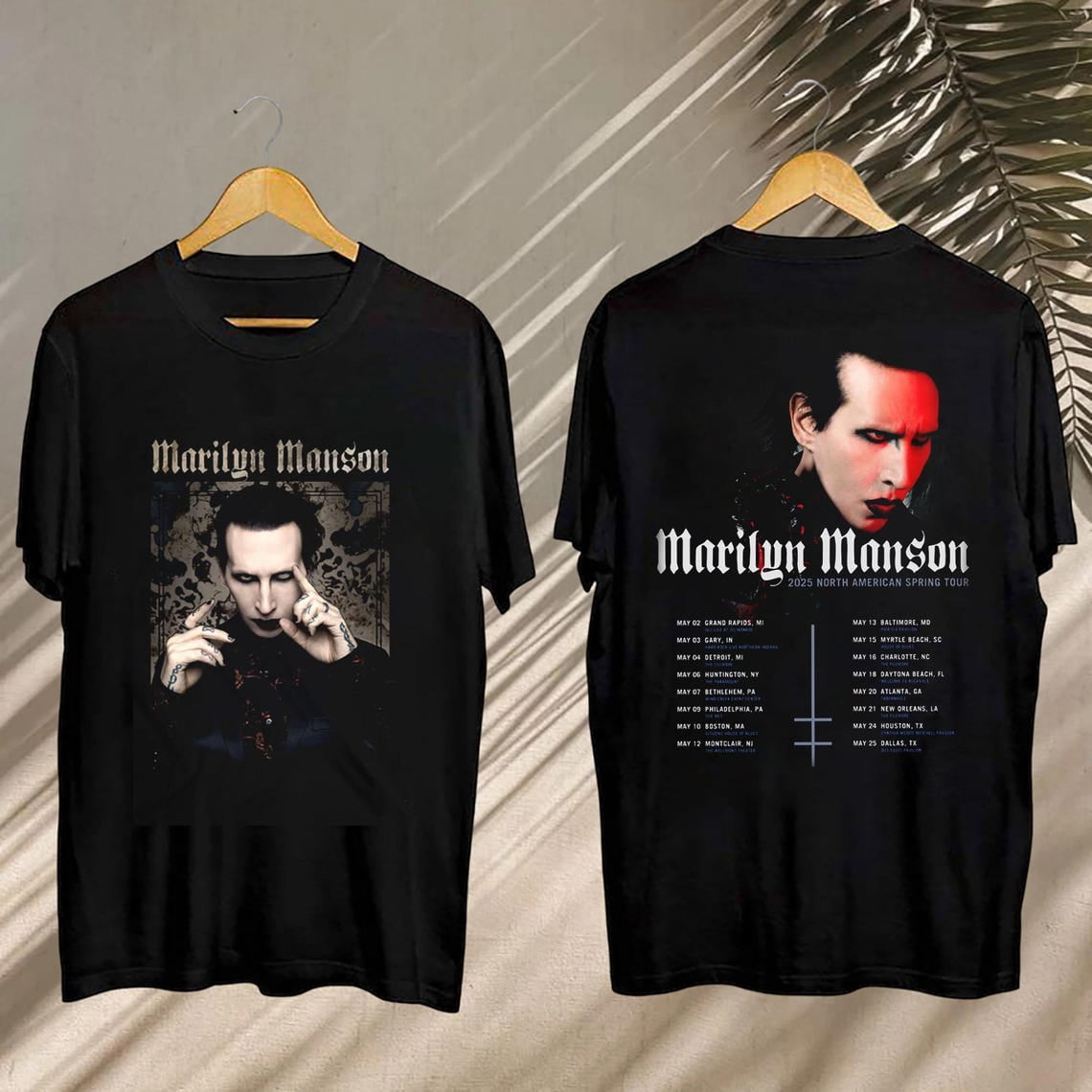 Marilyn Manson Fan Gift, Marilyn Manson Spring Tour 2025 Merch, 2025 ...
