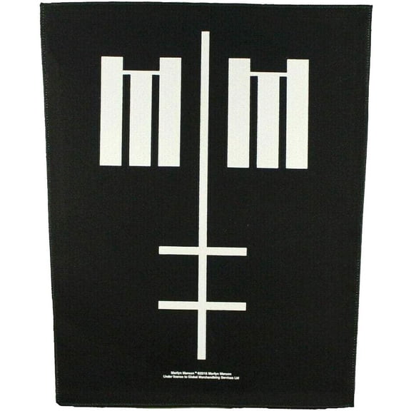 Marilyn Manson - Inverted Cross - 14" x 11" Printed Back Patch