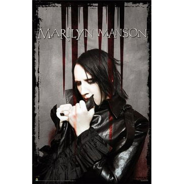 MARILYN MANSON ポスター Marilyn Manson Poster - Bloody Pose - New 24 x 36 inches