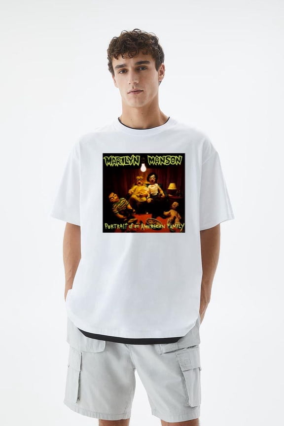 Marilyn Manson Shock Rock Industrial Metal Icon T-Shirt, for men & women, up to size 5XL