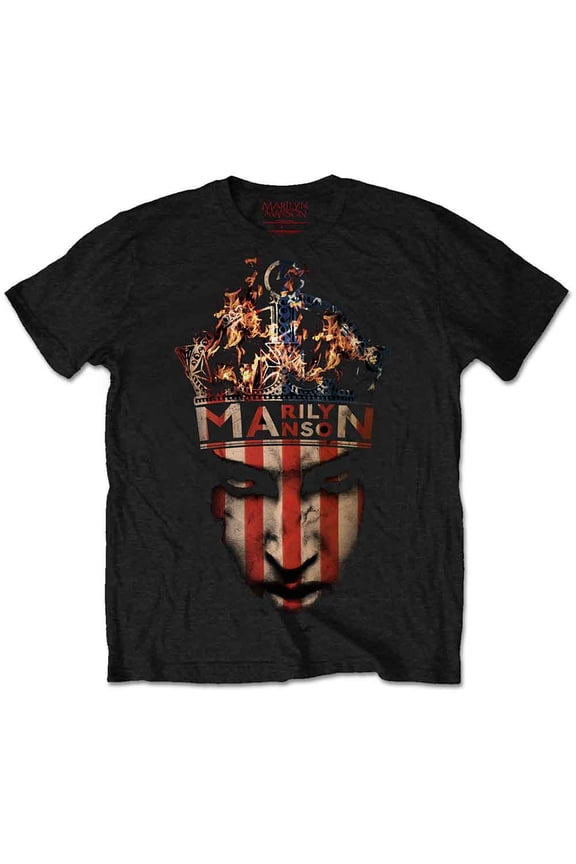 Marilyn Manson Unisex T-Shirt Crown (X-Large)