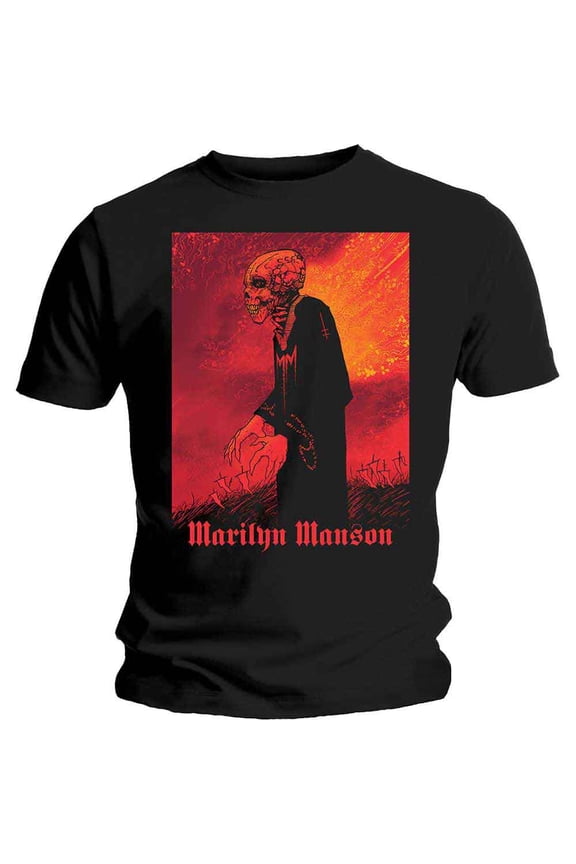 Marilyn Manson Unisex T-Shirt Mad Monk (X-Large)
