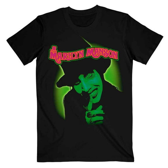 Marilyn Manson Unisex T-Shirt Smells Like Children (Large)