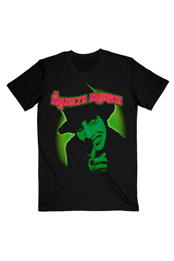 Marilyn Manson Unisex T-Shirt Smells Like Children (Large)
