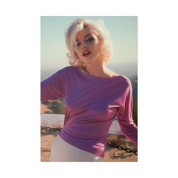 Marilyn Monroe All Yours Canvas Print By George Barris