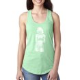 thumbnail image 1 of Marilyn Monroe Bandana Tattoo Pop Culture Ladies Racerback Tank Top, Mint, X-Large, 1 of 3