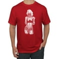 thumbnail image 1 of Marilyn Monroe Bandana Tattoo Pop Culture Men's Graphic T-Shirt, Red, Medium, 1 of 3
