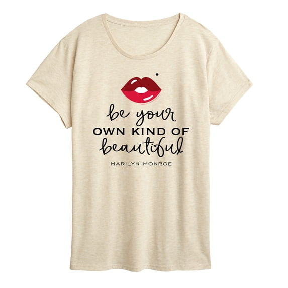 Marilyn Monroe - Be Your Own Kind of Beautiful Short Sleeve Graphic T-Shirt
