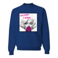 thumbnail image 1 of Marilyn Monroe Being Normal is Boring | Mens Famous People Crewneck Graphic Sweatshirt, Royal, X-Large, 1 of 4