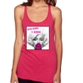 thumbnail image 1 of Marilyn Monroe Being Normal is Boring | Womens Famous People Premium Tri-Blend Racerback Tank Top, Shocking Pink, Small, 1 of 4
