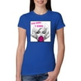 thumbnail image 1 of Marilyn Monroe Being Normal is Boring | Womens Famous People Slim Fit Junior Tee, Royal, 2XL, 1 of 4