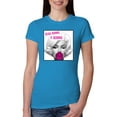 thumbnail image 1 of Marilyn Monroe Being Normal is Boring | Womens Famous People Slim Fit Junior Tee, Turquoise, Large, 1 of 4