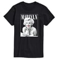 thumbnail image 1 of Marilyn Monroe - Black & White Photo Short Sleeve Graphic T-Shirt, 1 of 5